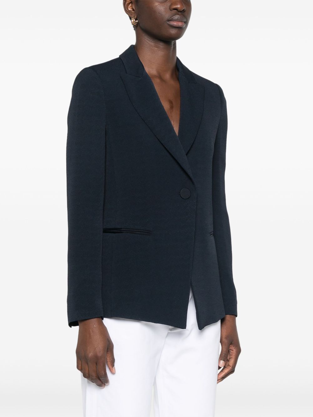 Emporio Armani Capsule Jackets Blu Scuro Viscose