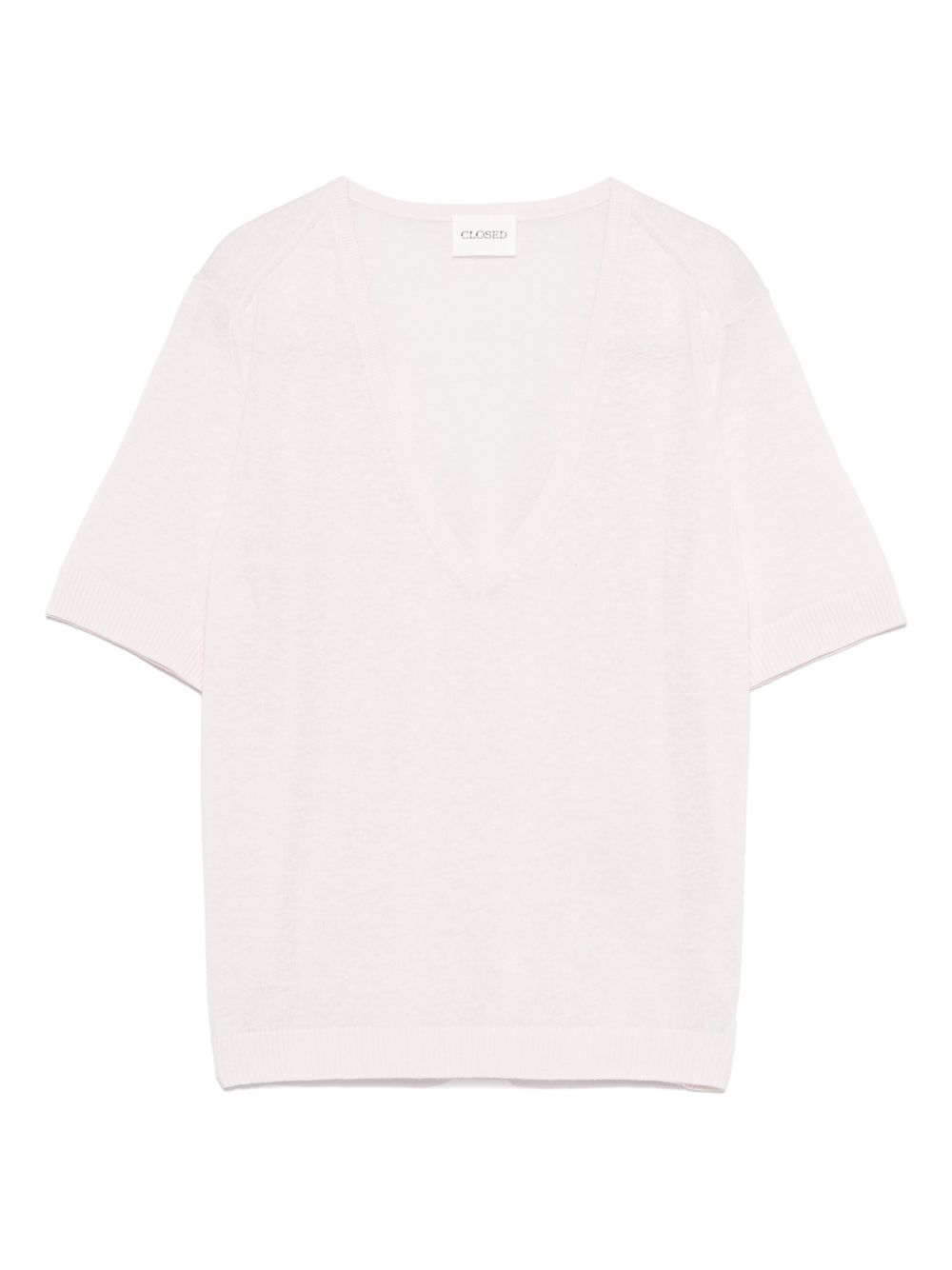 Closed T-Shirts And Polos Pink Linen