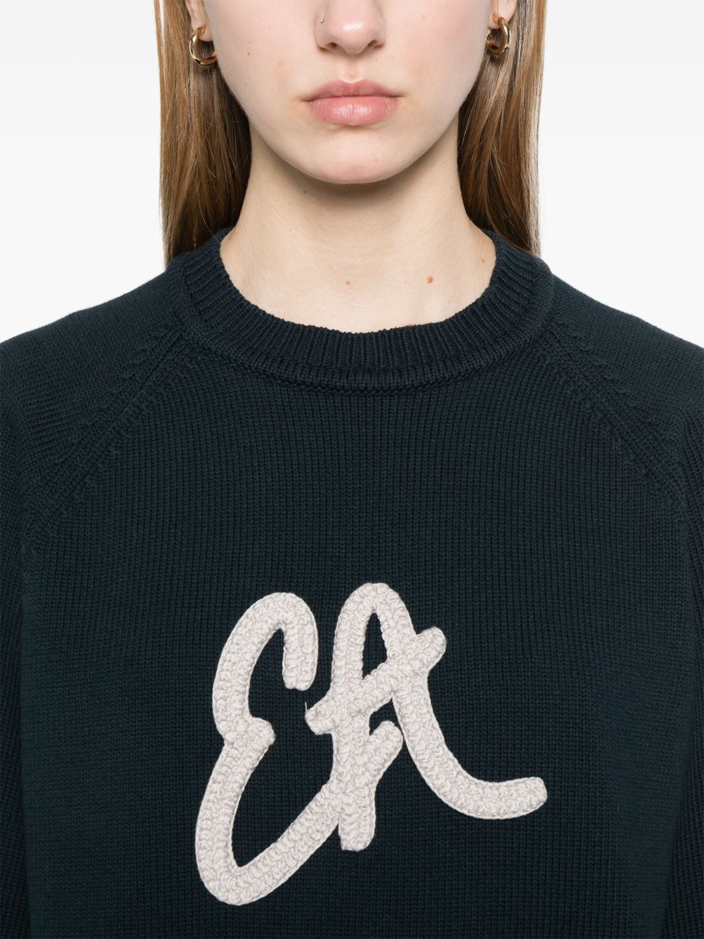 Emporio Armani Capsule Sweaters Blu Cotton Polyamide