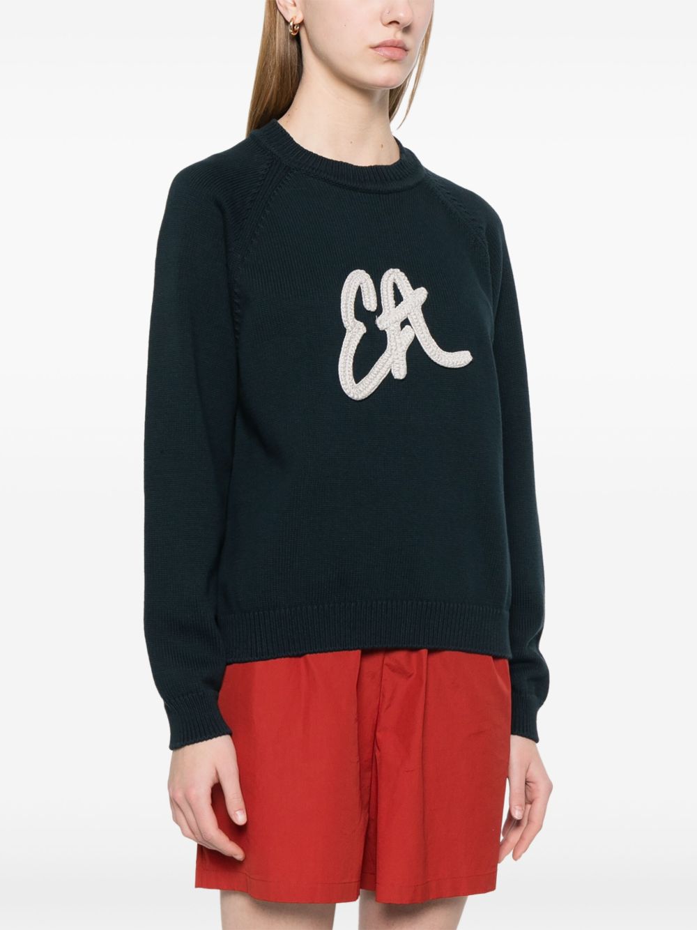 Emporio Armani Capsule Sweaters Blu Cotton Polyamide