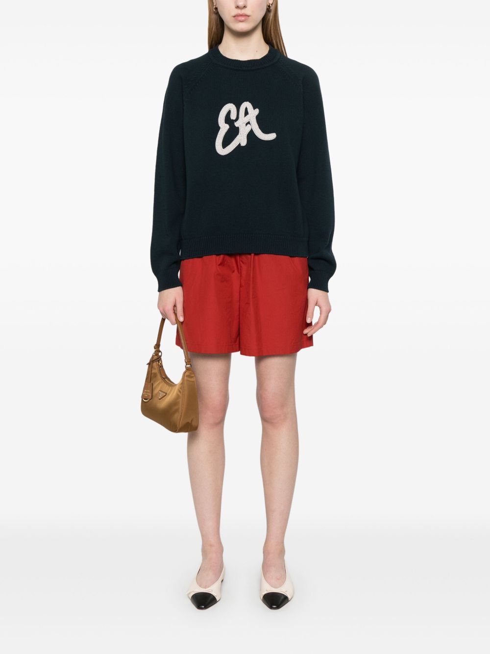 Emporio Armani Capsule Sweaters Blu Cotton Polyamide