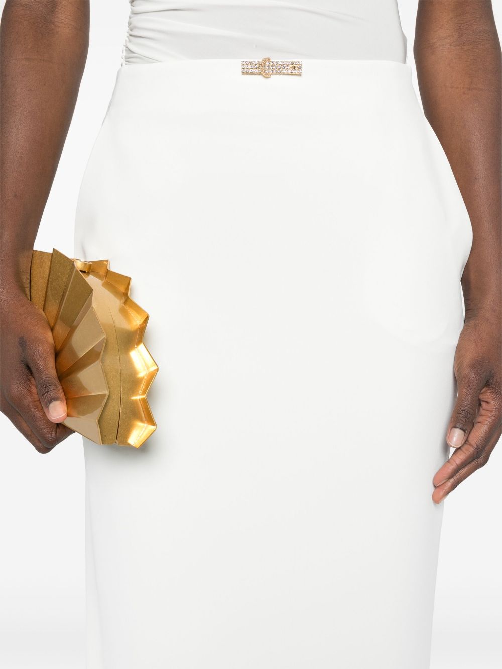 Elisabetta Franchi Skirts Ivory Polyester