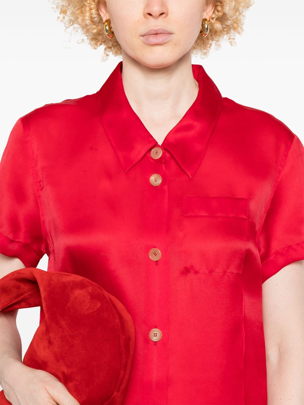 Khaite Dresses Red Silk