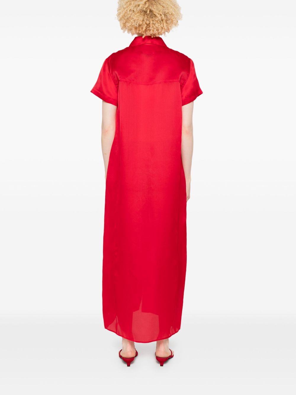 Khaite Dresses Red Silk