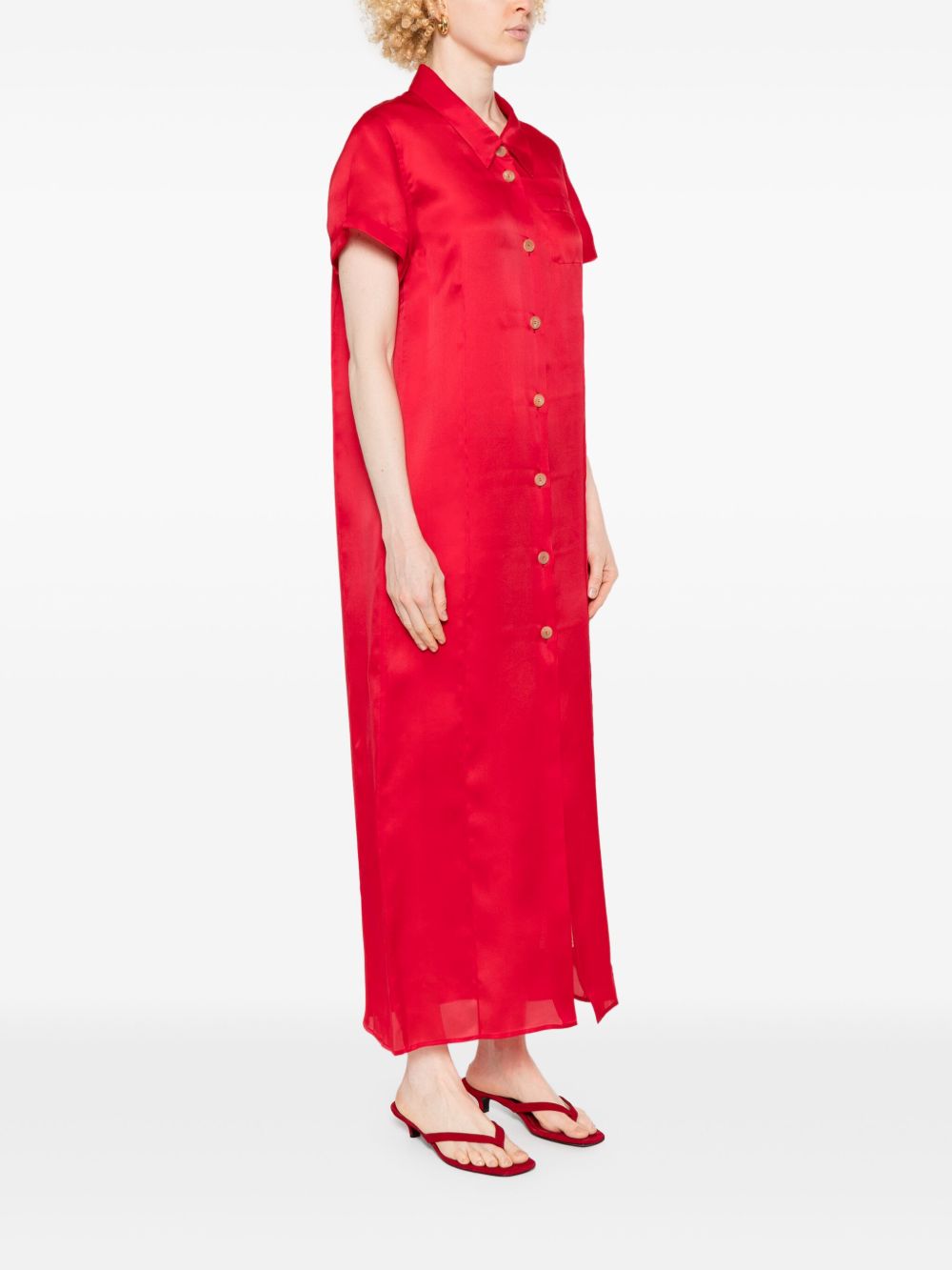 Khaite Dresses Red Silk