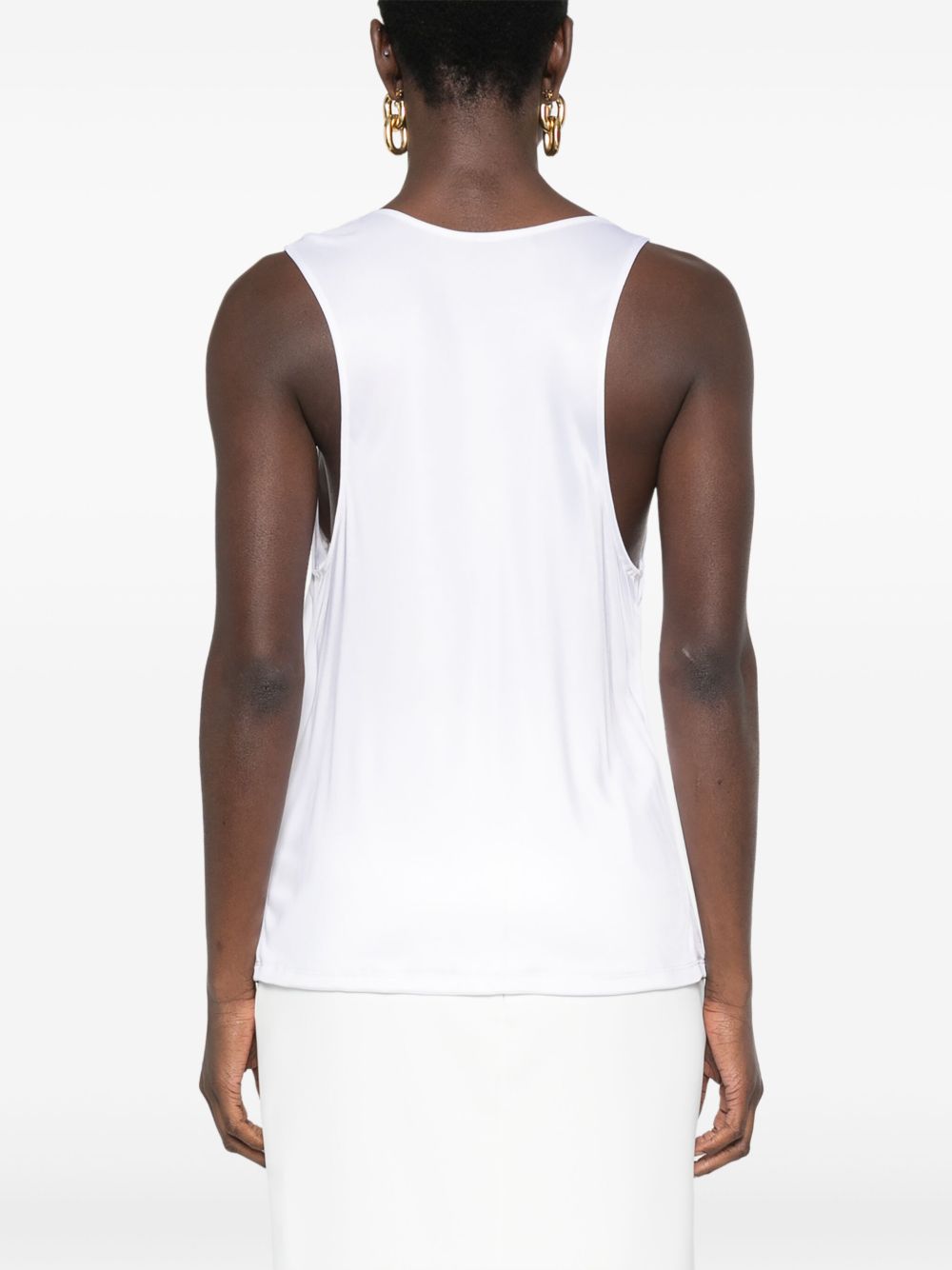 Elisabetta Franchi Top Ivory Viscose