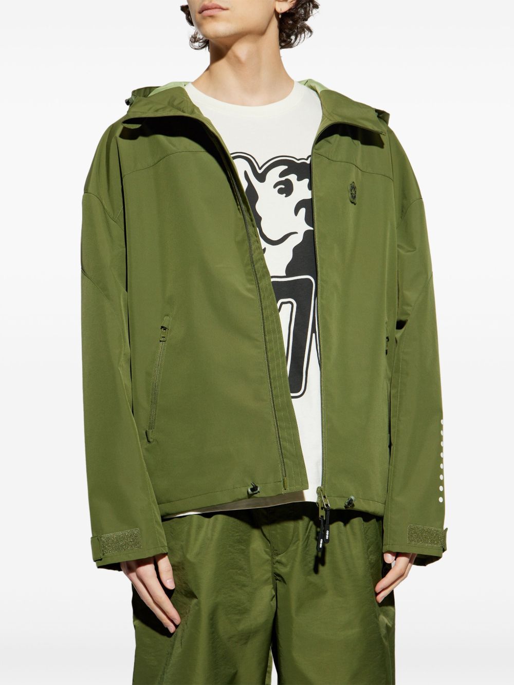 Kenzo Coats Kaki Polyester