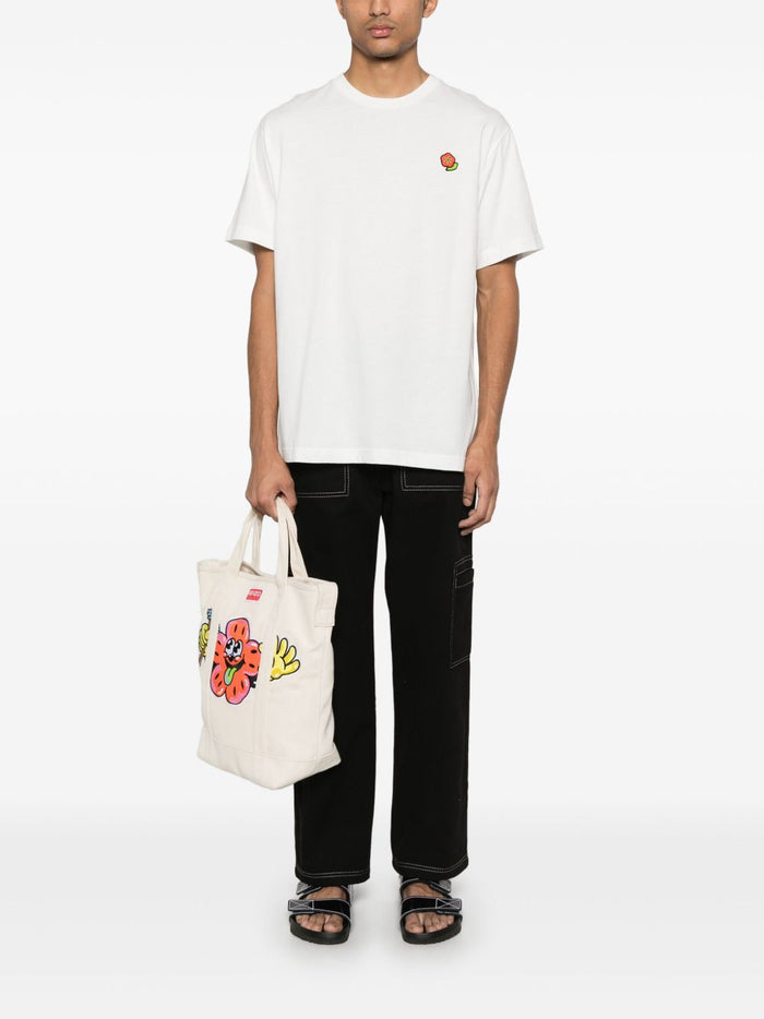 Kenzo T-Shirts And Polos White Organic Cotton
