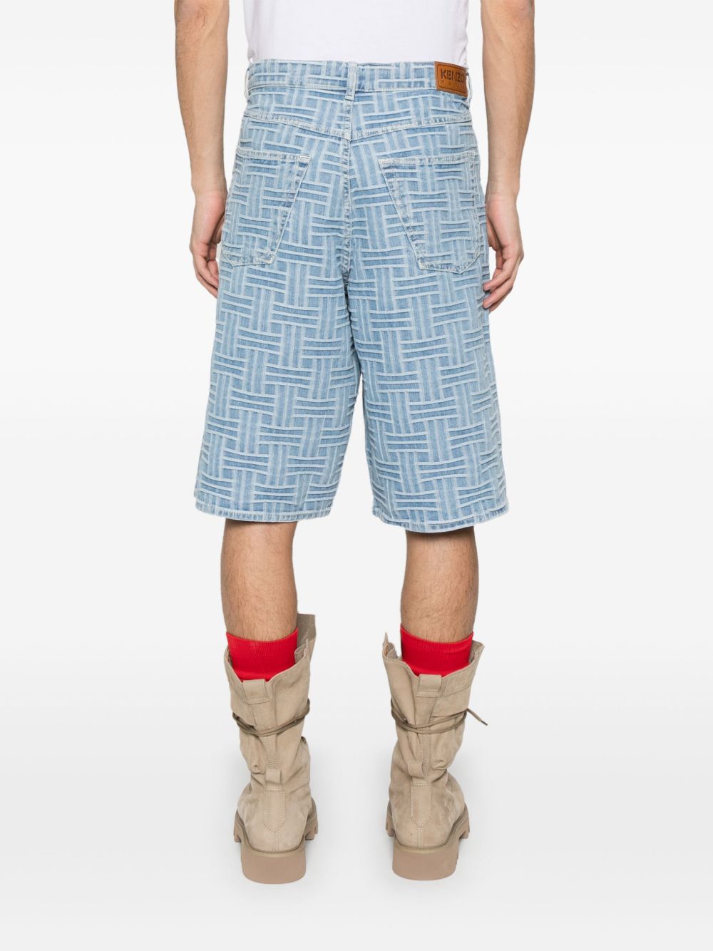 Kenzo Shorts Clear Blue Lining: Polyester