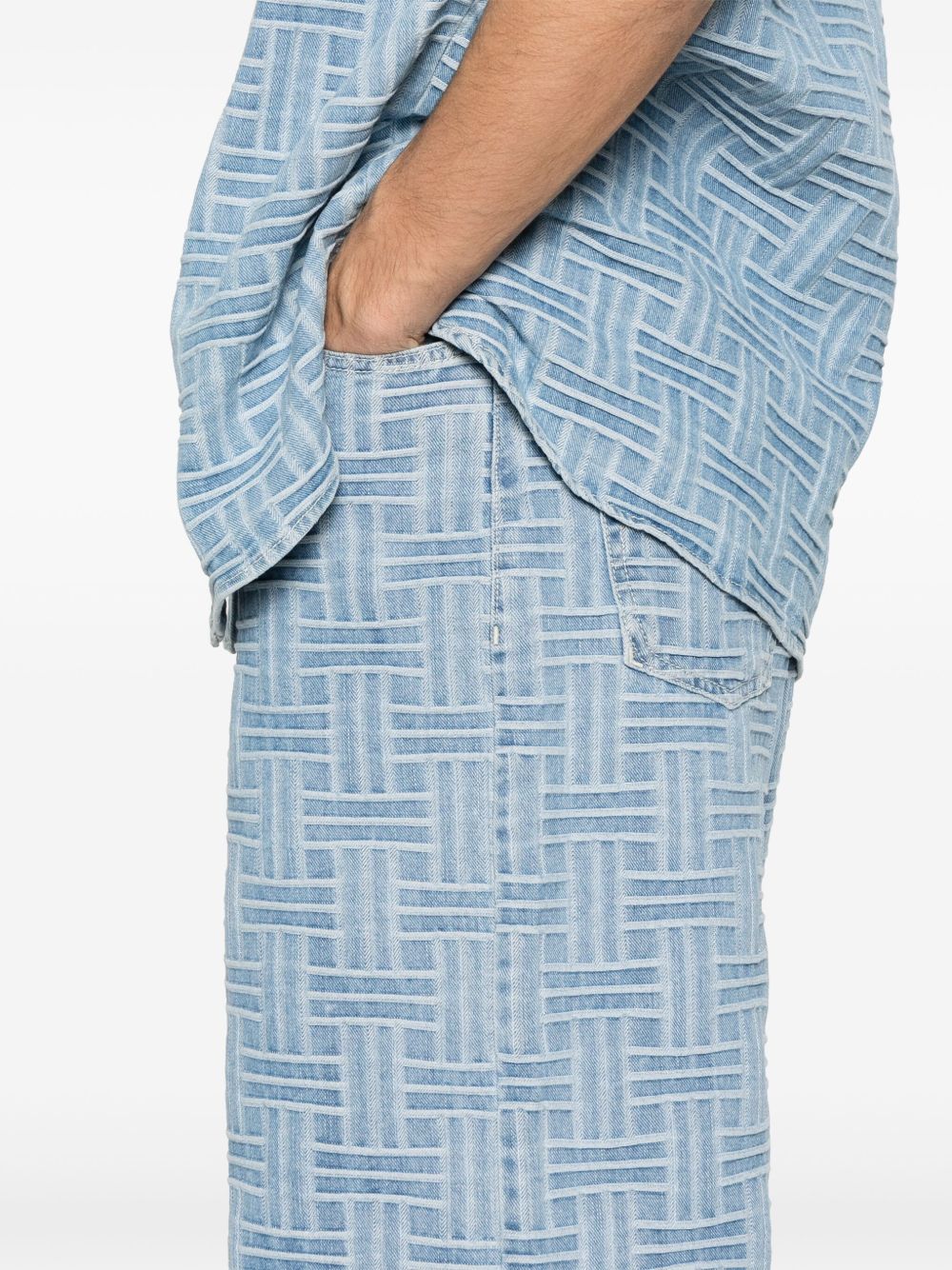 Kenzo Shorts Clear Blue Lining: Polyester