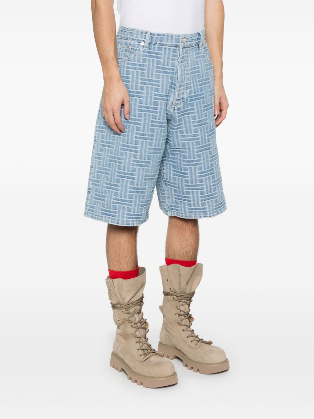 Kenzo Shorts Clear Blue Lining: Polyester