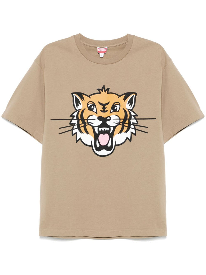 Kenzo T-Shirts And Polos Brown Organic Cotton