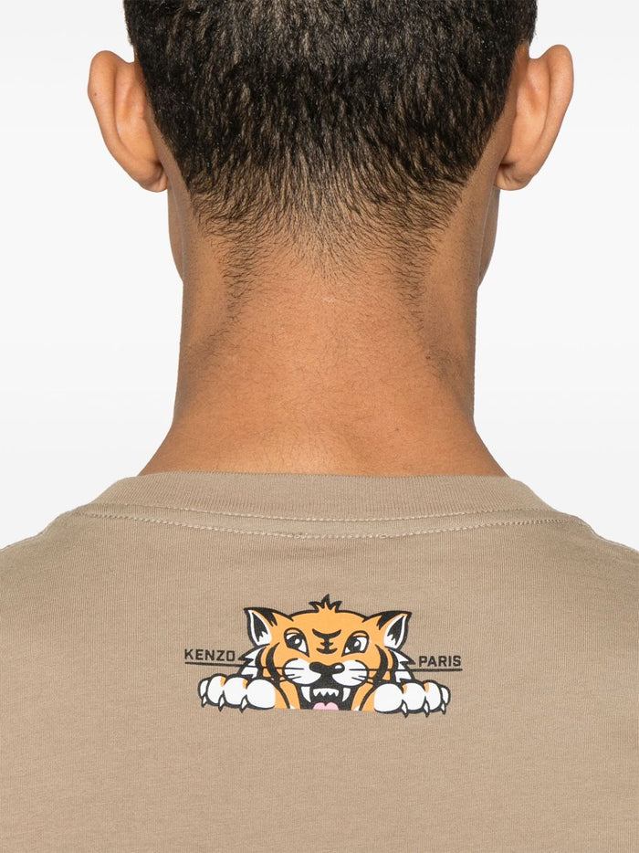 Kenzo T-Shirts And Polos Brown Organic Cotton