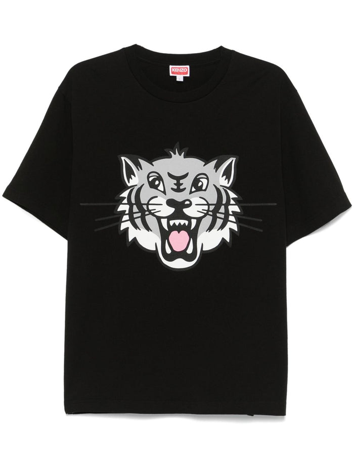 Kenzo T-Shirts And Polos Black Organic Cotton