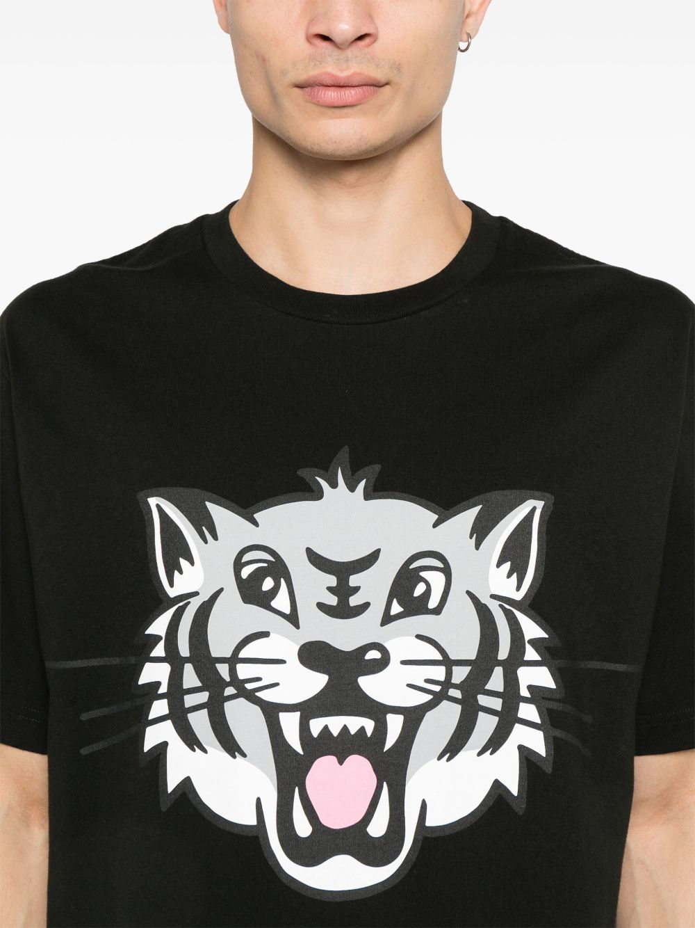 Kenzo T-Shirts And Polos Black Organic Cotton
