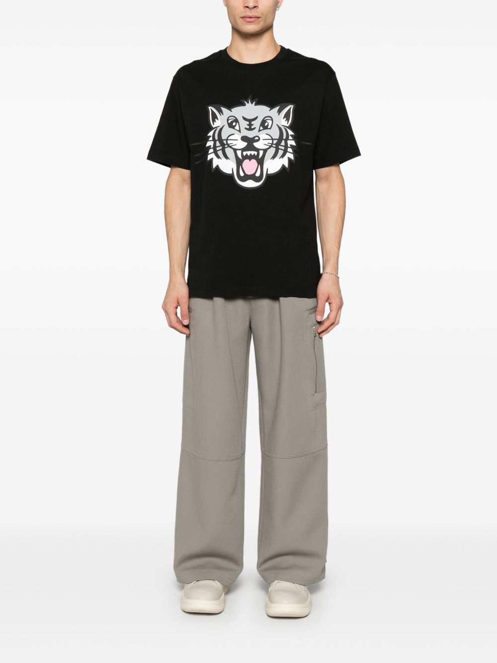 Kenzo T-Shirts And Polos Black Organic Cotton