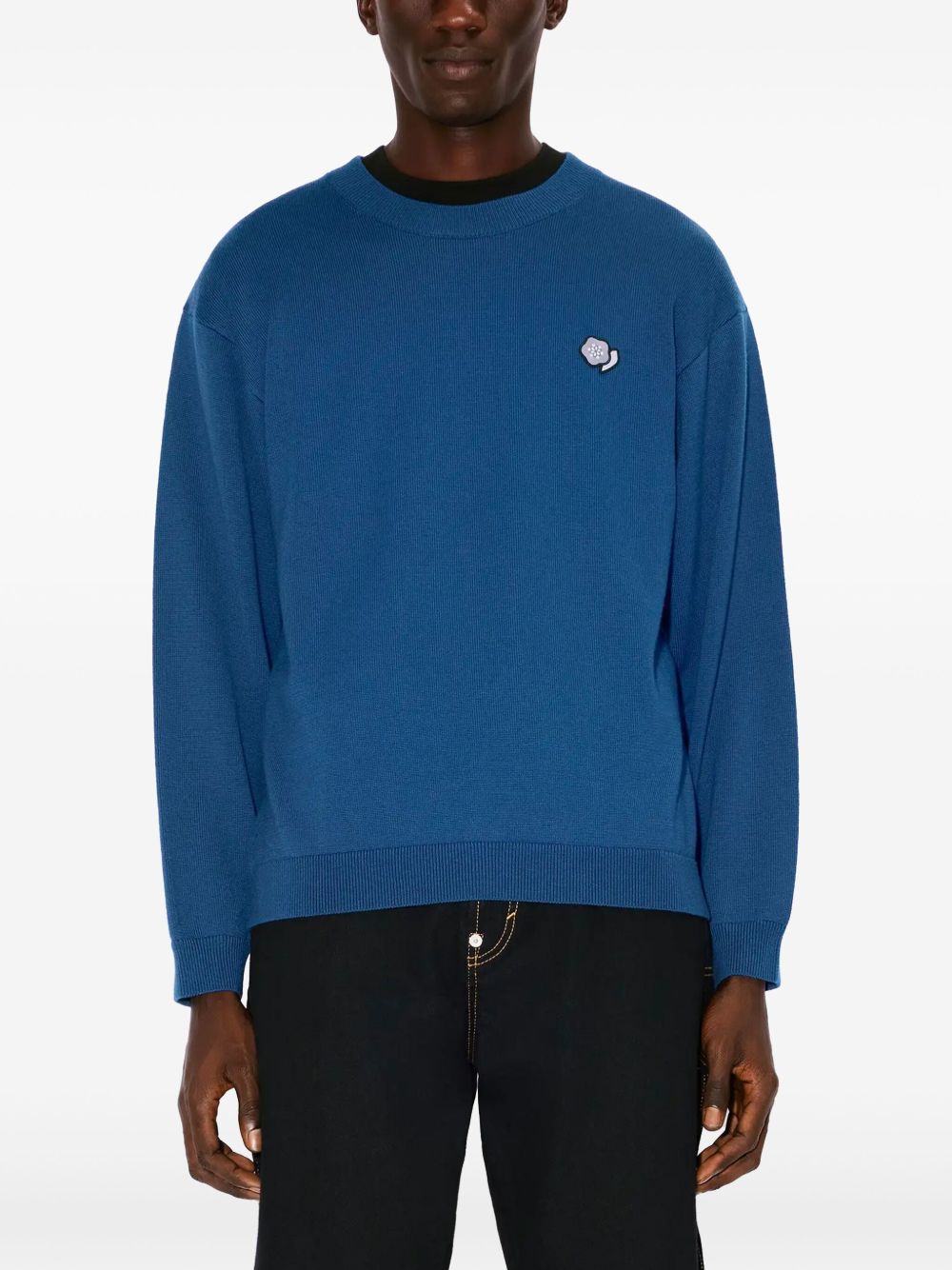Kenzo Sweaters Blue Wool