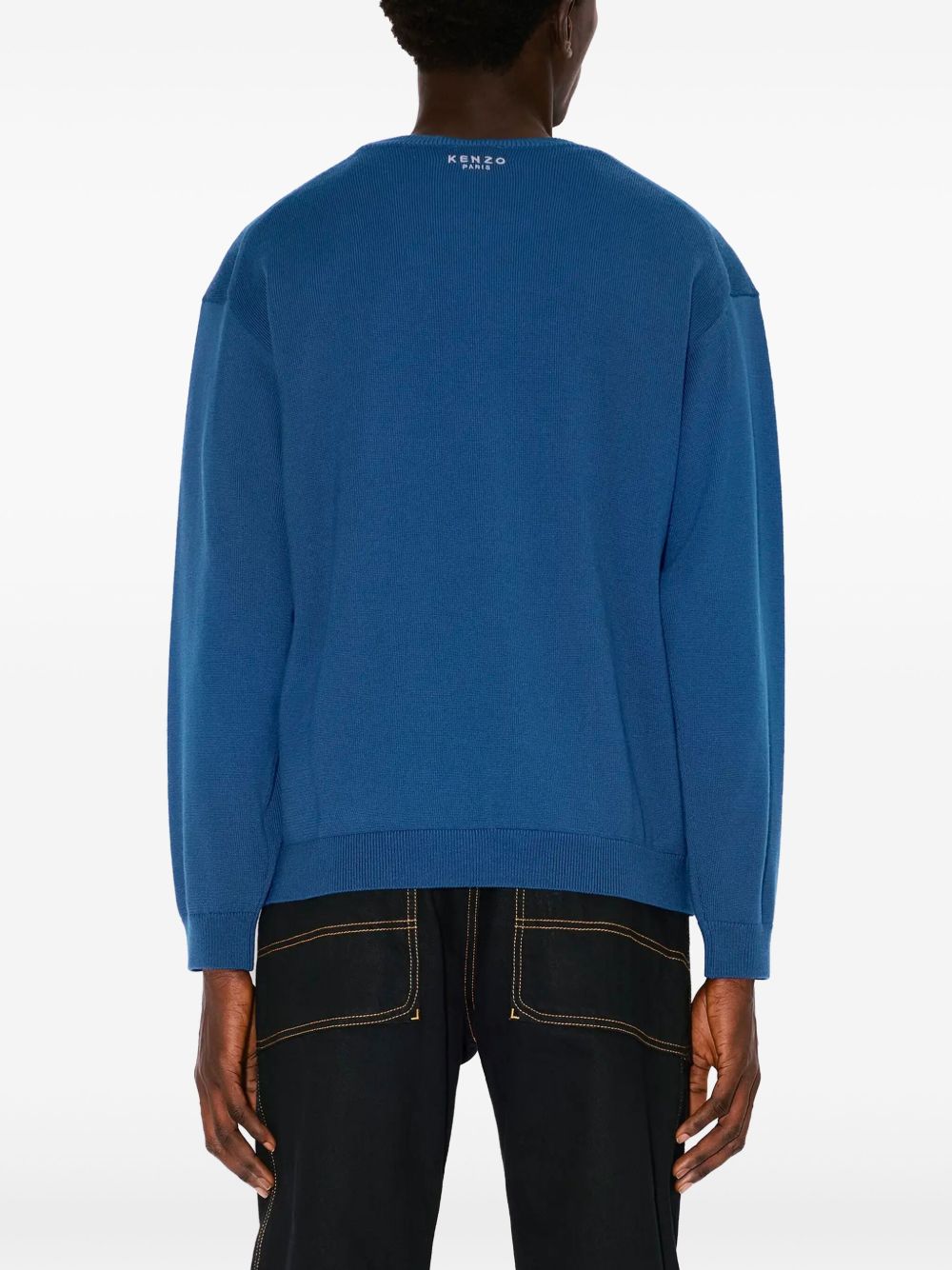 Kenzo Sweaters Blue Wool