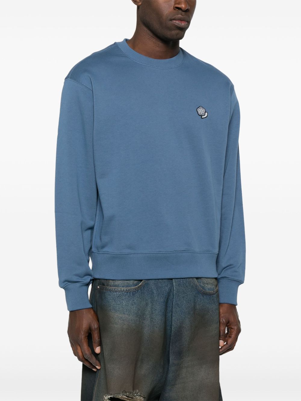 Kenzo Sweaters Clear Blue Cotton