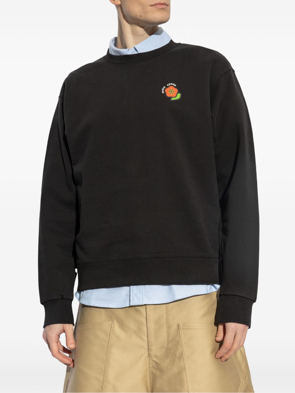 Kenzo Sweaters Black Cotton