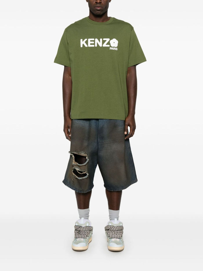Kenzo T-Shirts And Polos Kaki Organic Cotton