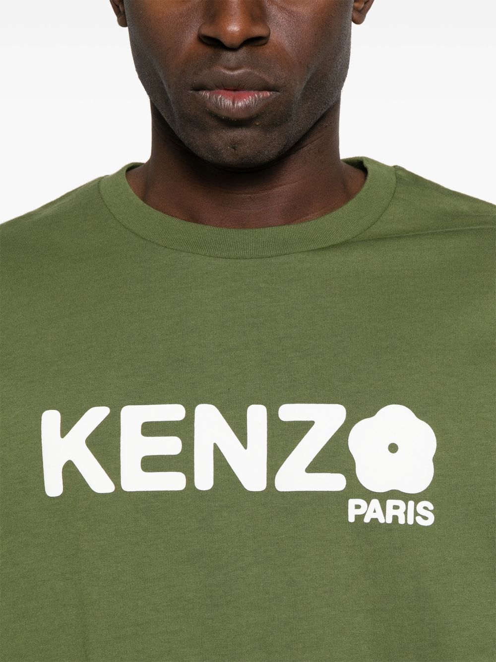 Kenzo T-Shirts And Polos Kaki Organic Cotton