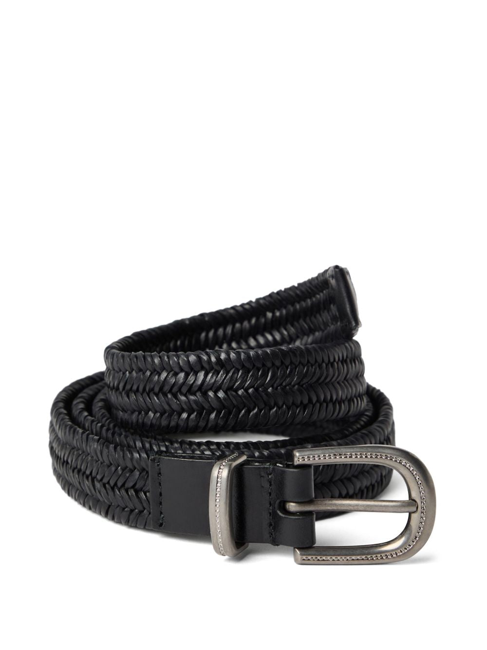 Brunello Cucinelli Belts Nero Calf Leather