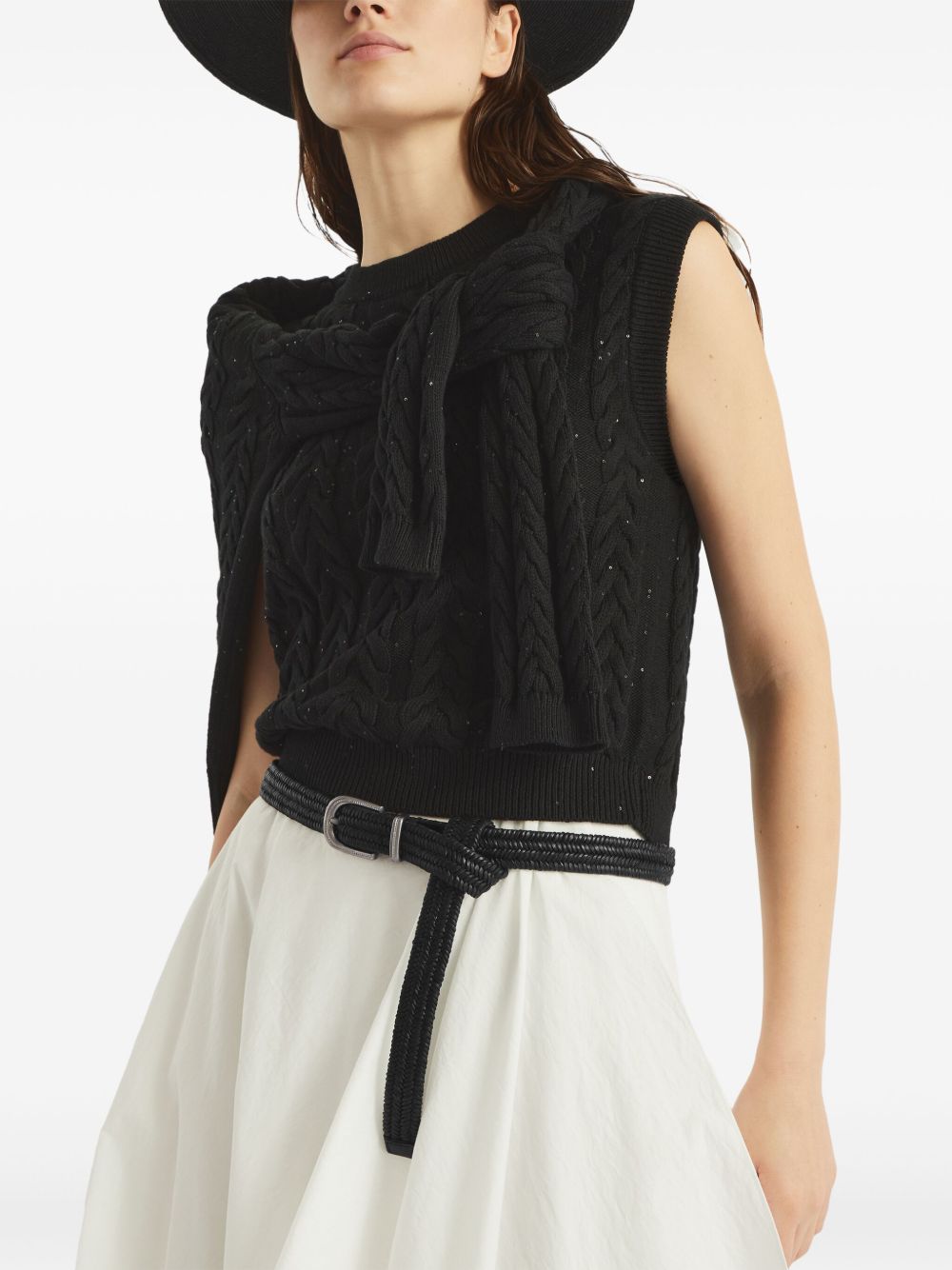Brunello Cucinelli Belts Nero Calf Leather