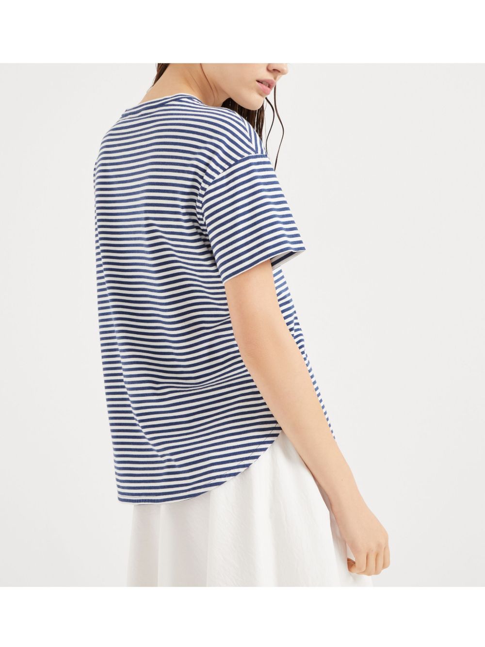 Brunello Cucinelli T-Shirts And Polos Blu Cotton