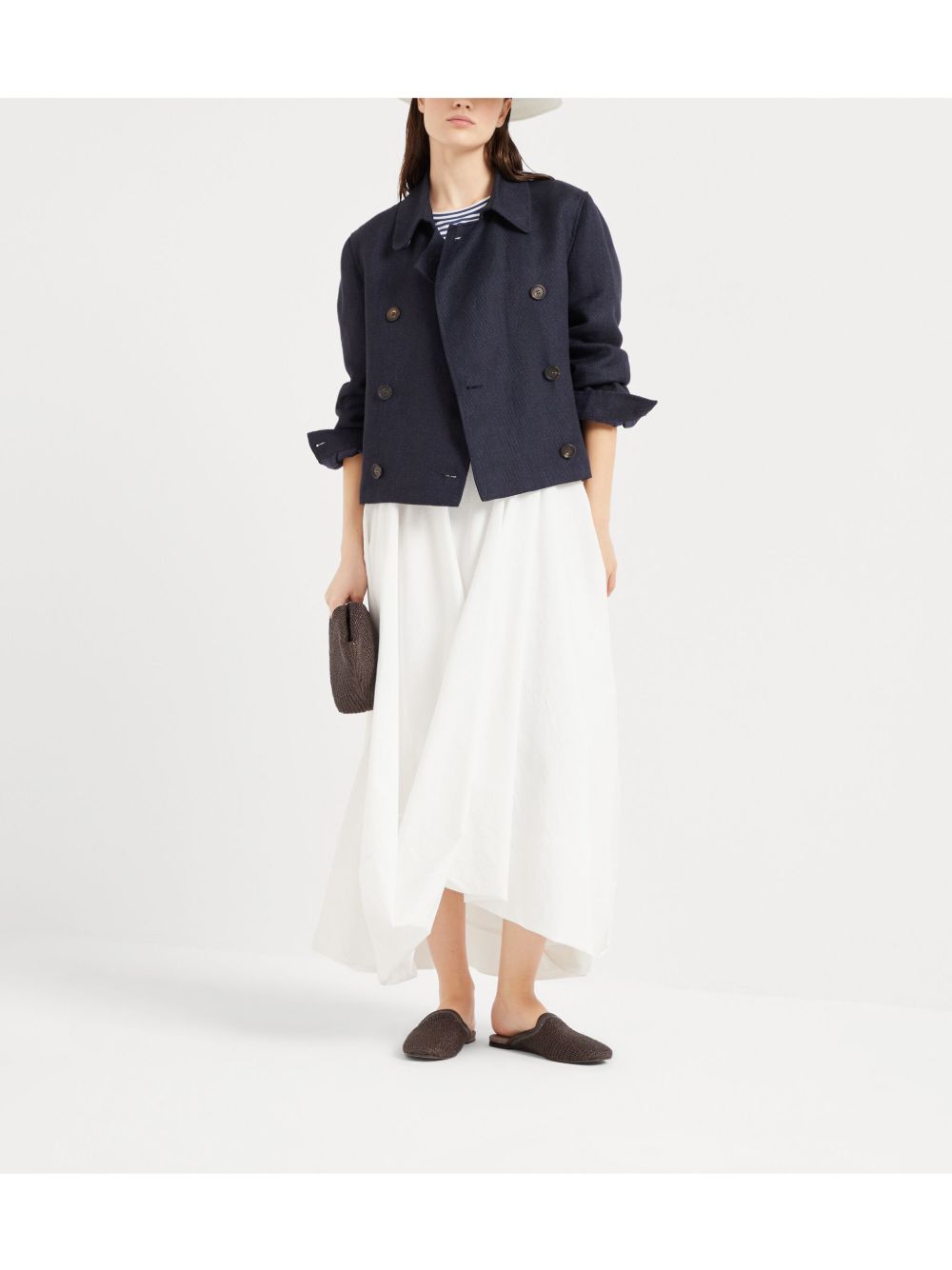 Brunello Cucinelli T-Shirts And Polos Blu Cotton
