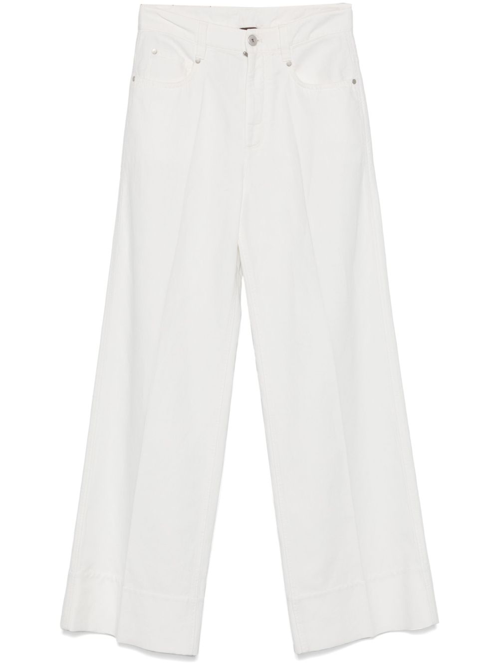 Brunello Cucinelli Trousers Beige Cotton