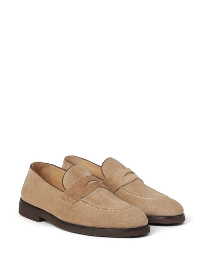 Brunello Cucinelli Flat Shoes Marrone Chiaro