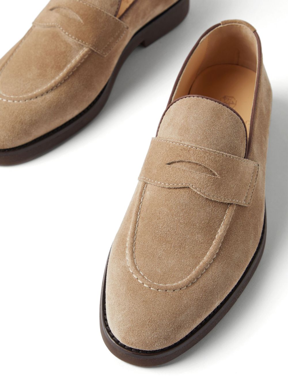 Brunello Cucinelli Flat Shoes Marrone Chiaro