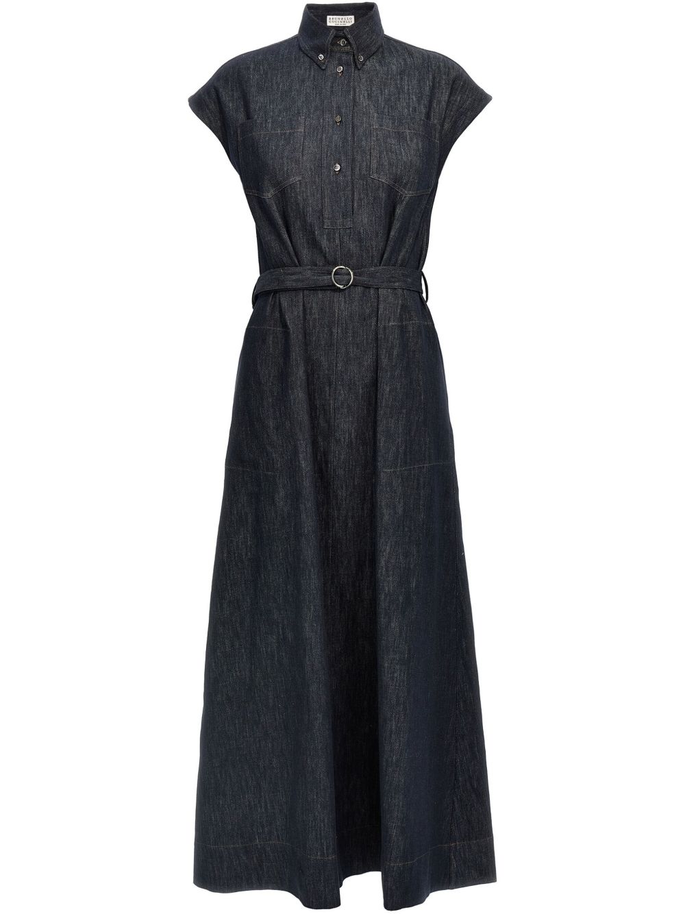 Brunello Cucinelli Dresses Blu Scuro Cotton