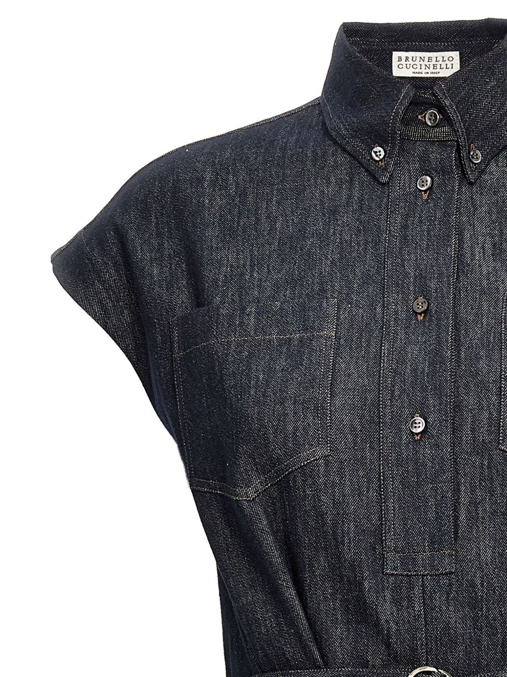 Brunello Cucinelli Dresses Blu Scuro Cotton