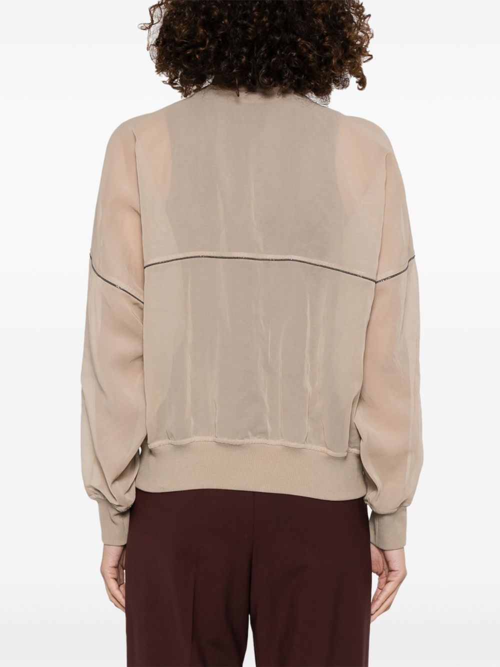 Brunello Cucinelli Coats Marrone Scuro Eco Brass