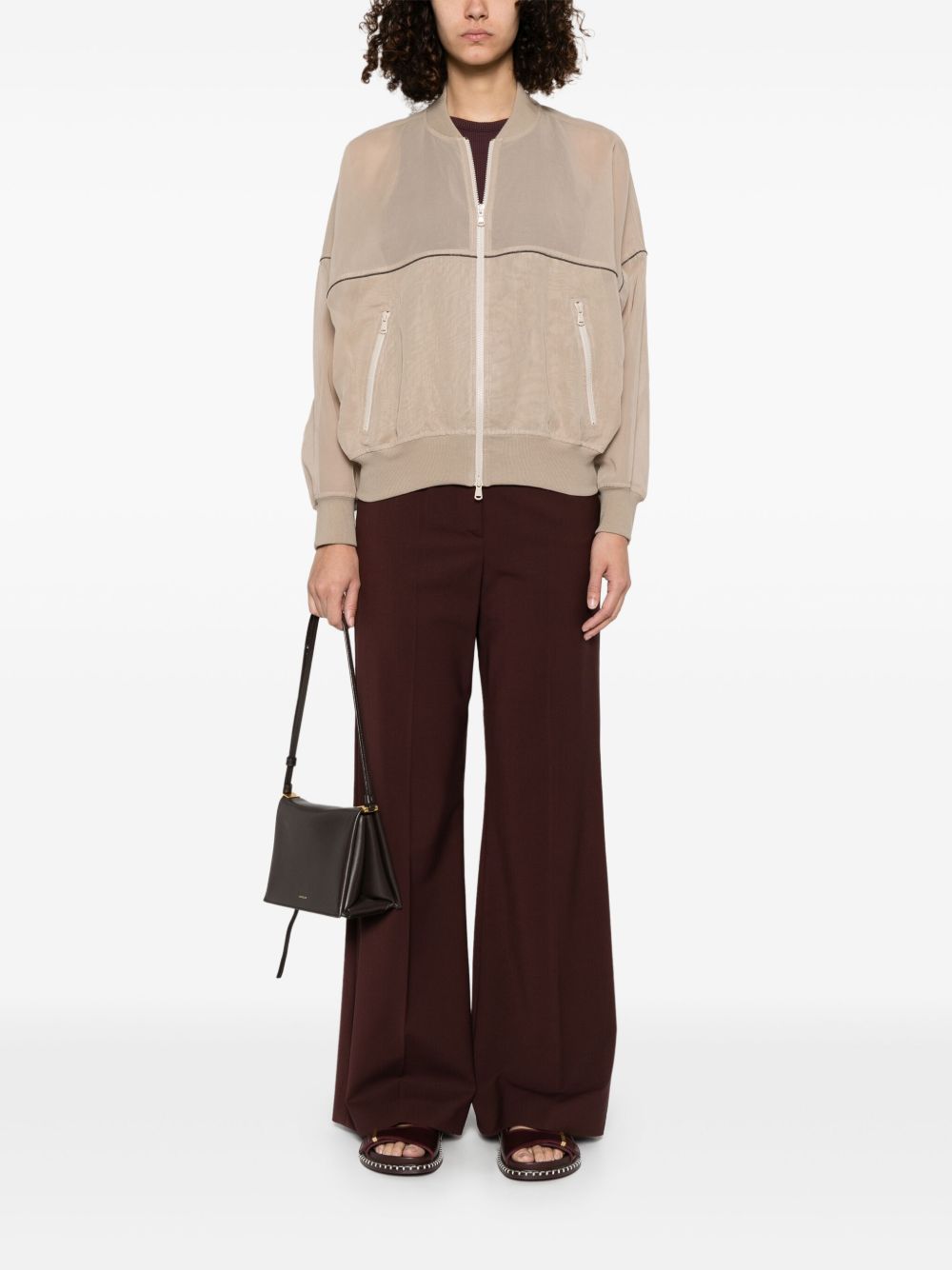 Brunello Cucinelli Coats Marrone Scuro Eco Brass