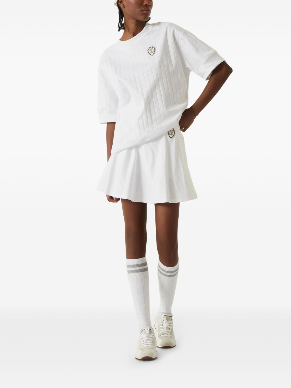 Brunello Cucinelli Skirts Bianco Cotton