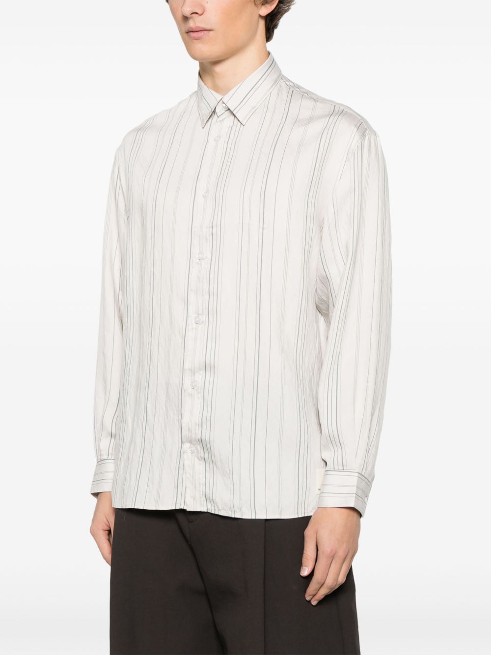 Emporio Armani Shirts Bianco Viscose