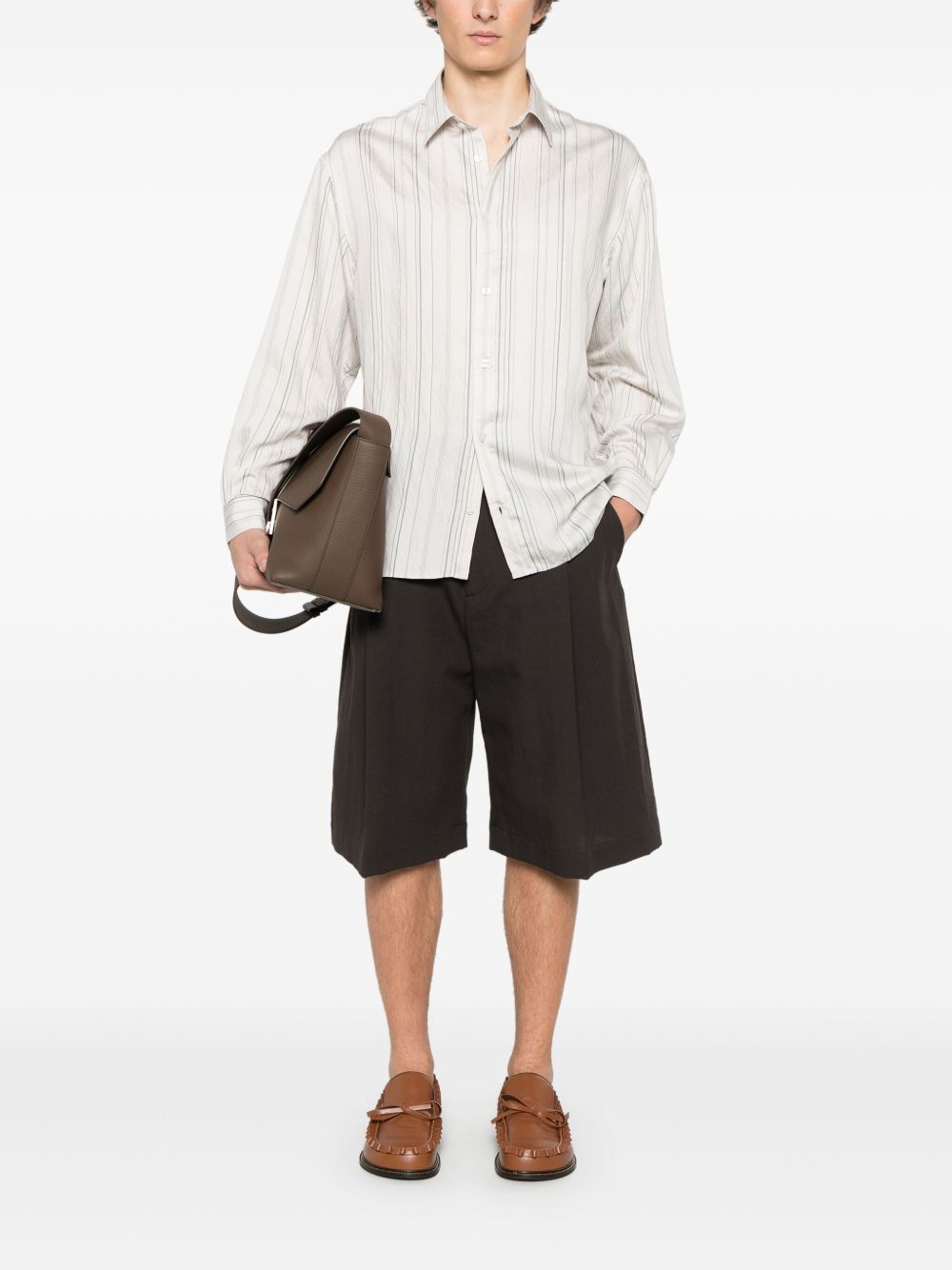 Emporio Armani Shirts Bianco Viscose