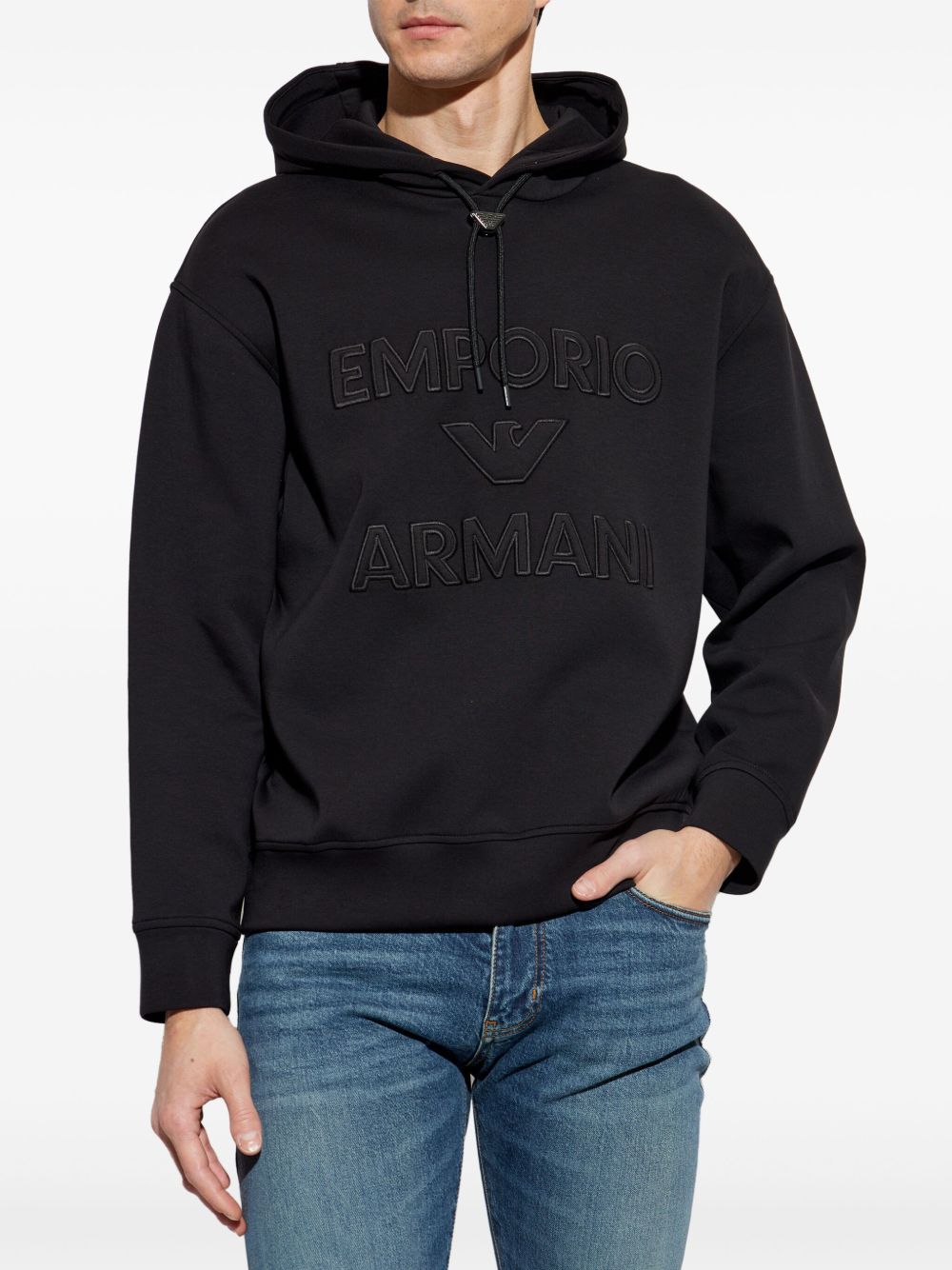 Emporio Armani Sweaters Nero Cotton