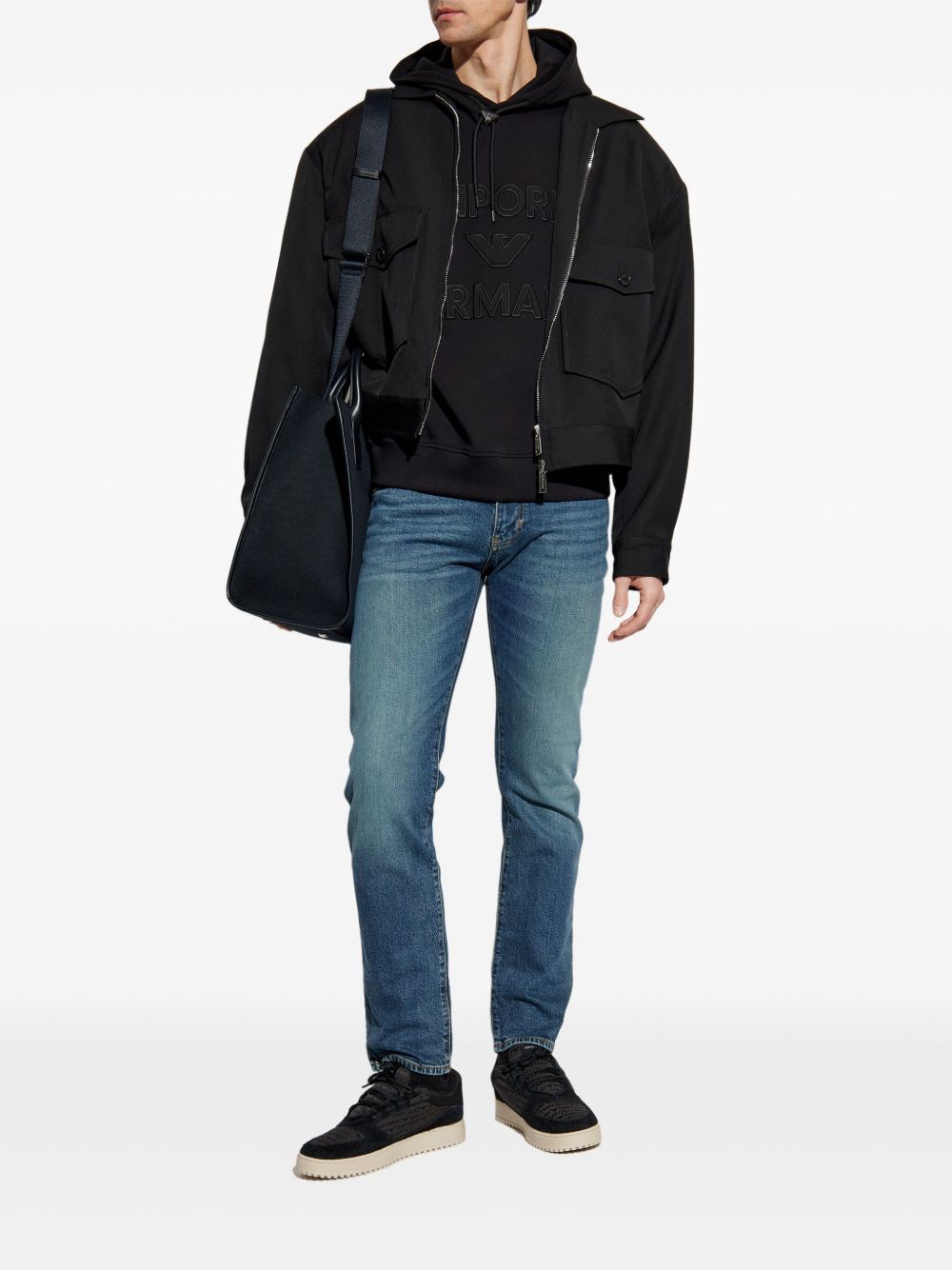 Emporio Armani Sweaters Nero Cotton