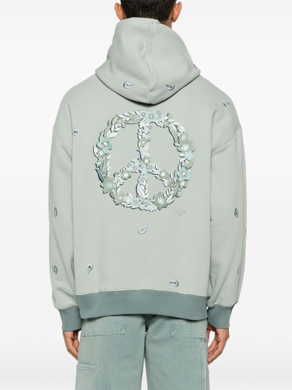 Emporio Armani Sweaters Azzurro Cotton