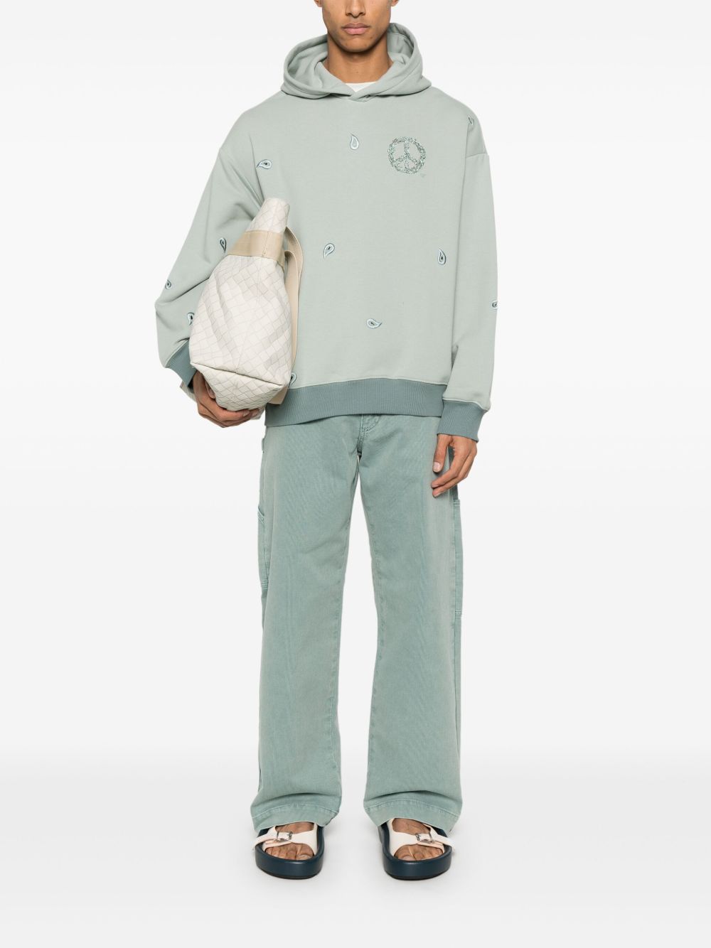 Emporio Armani Sweaters Azzurro Cotton