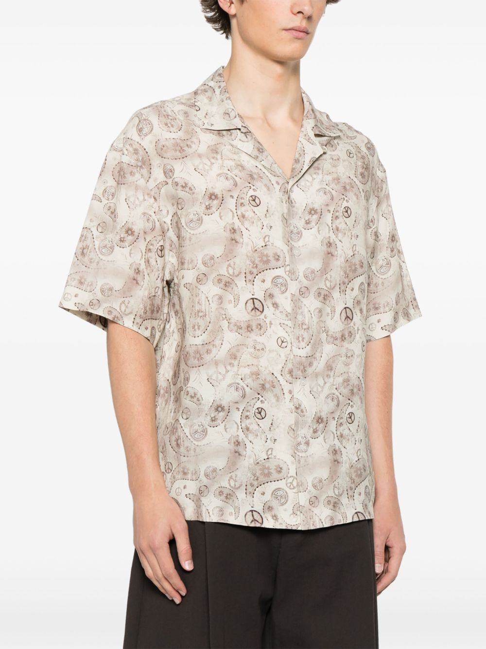 Emporio Armani Shirts Beige Viscose