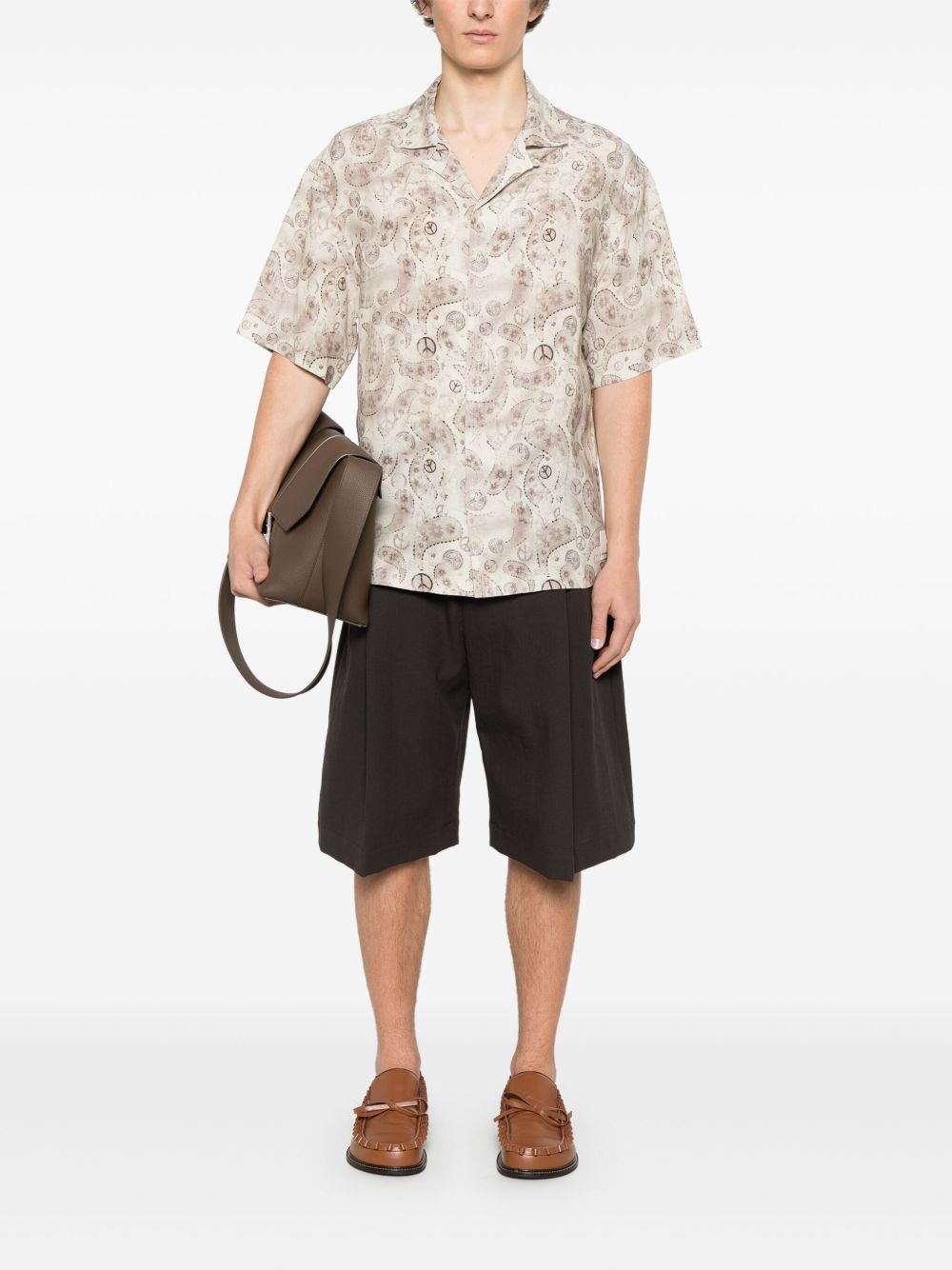Emporio Armani Shirts Beige Viscose