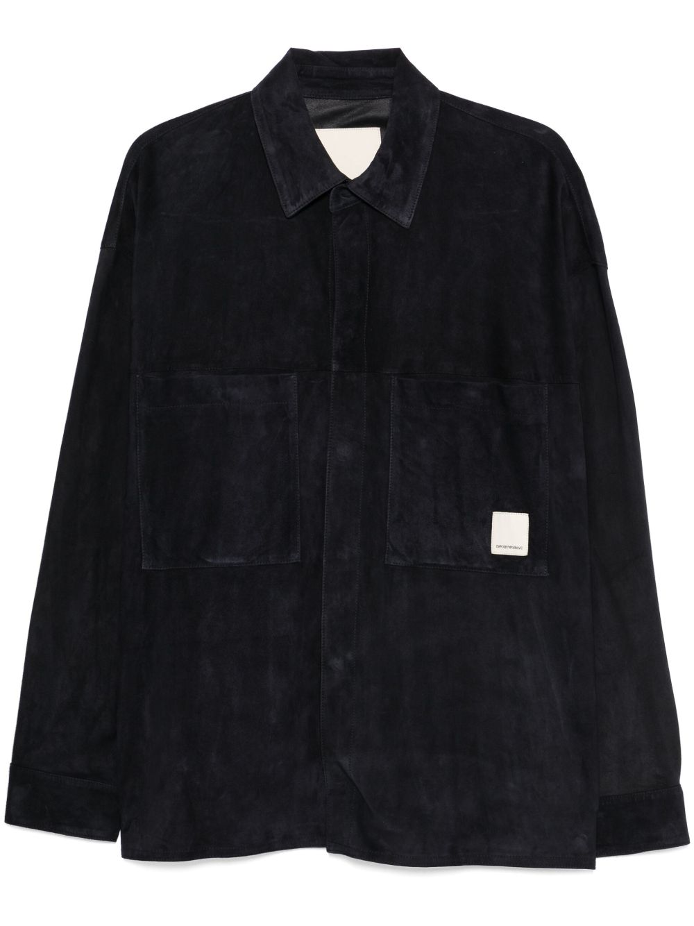 Emporio Armani Shirts Nero Goat Skin
