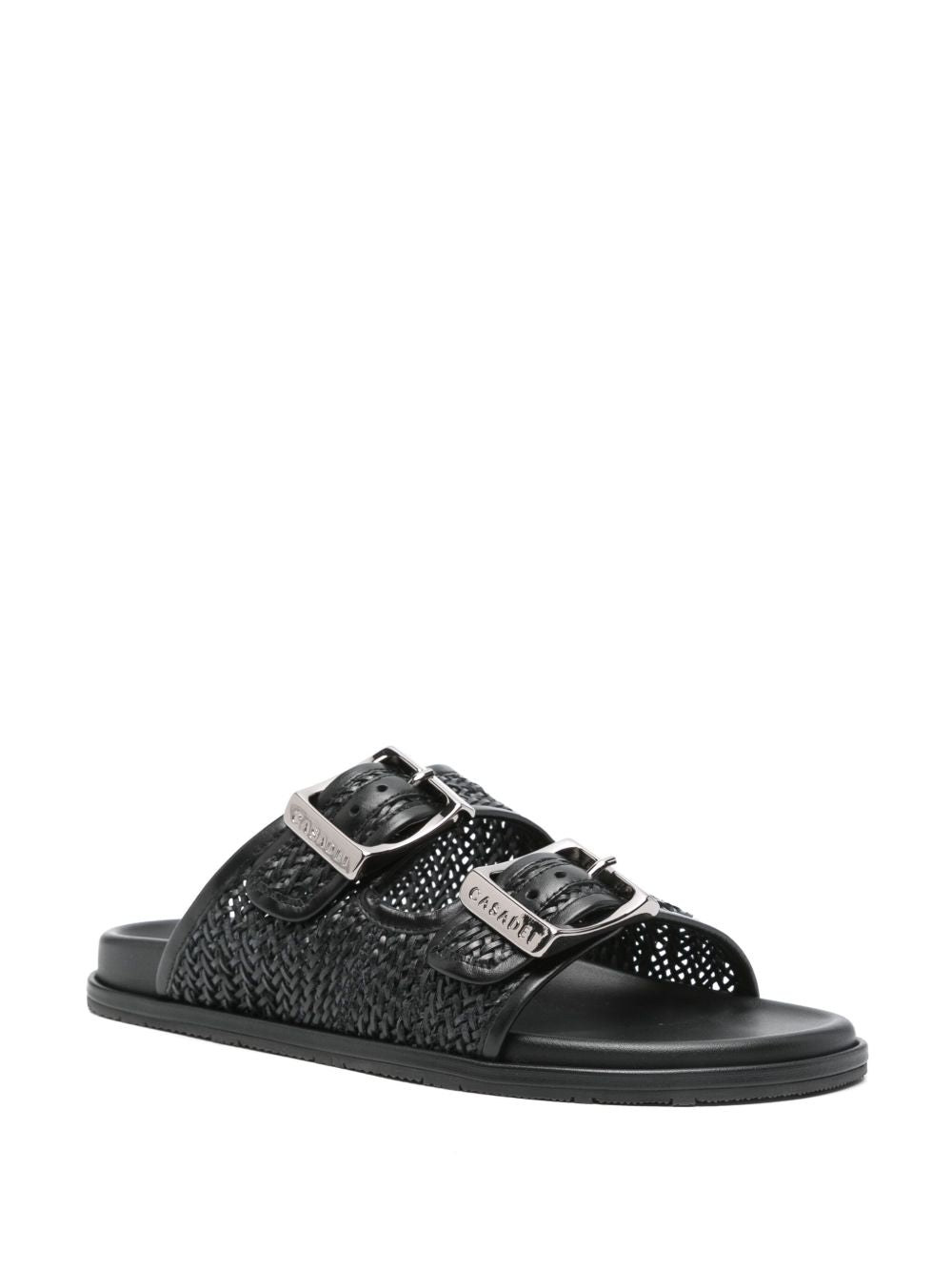 Casadei Sandals Black Polyurethane