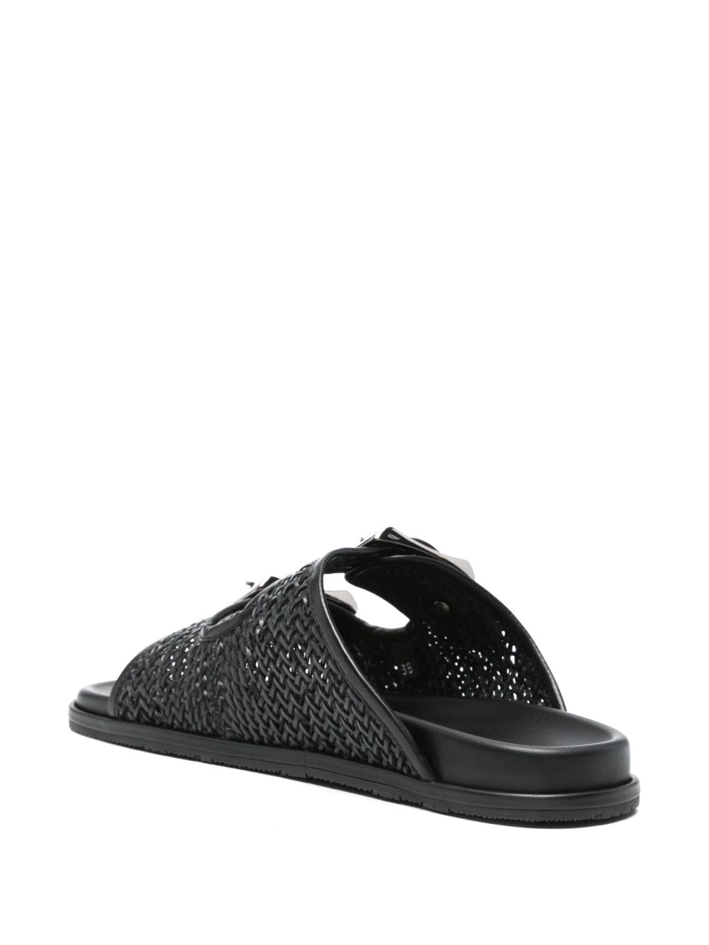 Casadei Sandals Black Polyurethane