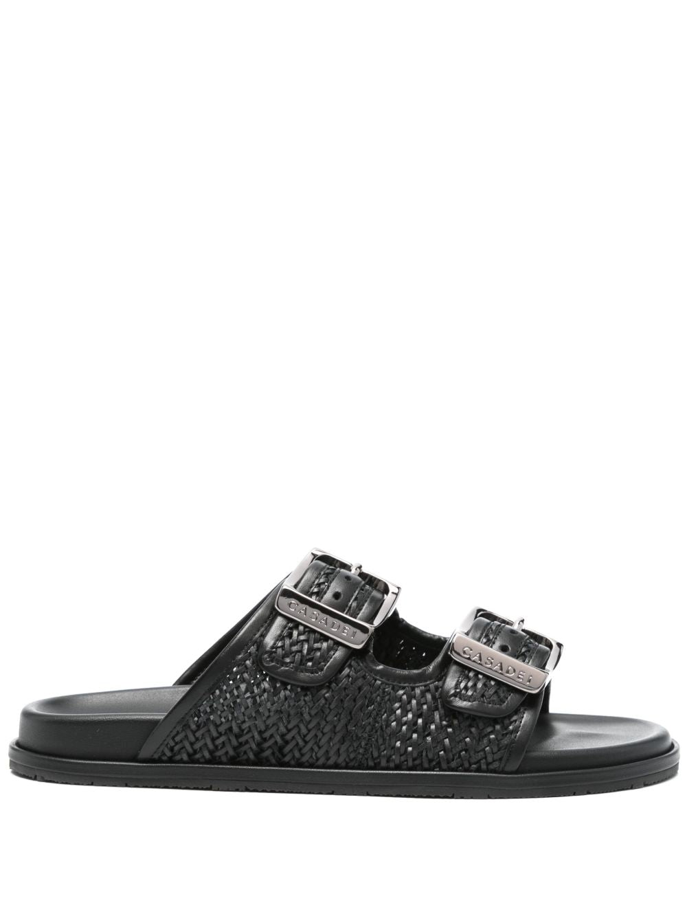 Casadei Sandals Black Polyurethane